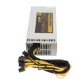 thumbnail image 3 of Alimentation Minière 2000W Supporte 8 Cartes GPU Canal Unique 2U PSU PC Alimentation Minière 180264V, 3 of 14