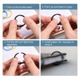 thumbnail image 4 of Unique Bargains Loose-Leaf Binder Rings, 45mm/ 1.8' Metal Book Ring Key Holder, Coffee, 10Pack, 4 of 6