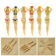 thumbnail image 1 of VONKY 6pcs Golfers Club Plastic Golf Tees Tees Golf for Women Beginner Gift Style A 1Set, 1 of 6