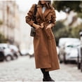 thumbnail image 1 of LOVZFMLL Vestes pour Femmes Mode Manteau Décontracté Bandage Manches Longues Coupe-Vent, 1 of 8