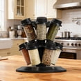 thumbnail image 4 of Revolving Turntable Organizer Rack For Kitchen Countertop Pantry Storage And Seasoning Dispenser Jar Holder, 4 of 6