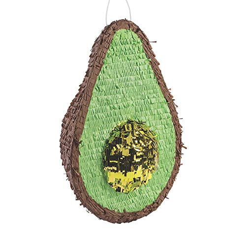 Fun Express Avocado Pinata - Guac and Chips Fiesta Party Game and Cinco de Mayo Supplies