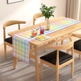 thumbnail image 4 of Drapeau de Table Imprimé en Lin Décoration de Restaurant de Pâques 4 Tailles Disponibles, 4 of 6