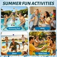 thumbnail image 4 of 100 Pcs Reusable Water Balls,Soft Soaker Splash Balls with Mesh Bag,Water Games Toys Ball for Outdoor Water Games Summer Fun,Pool Party,Beach Activities.,Multicolor, 4 of 6