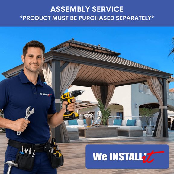 Service d'installation à domicile pour HARD TOP GAZEBO 14 'et 16' par We Install It Services