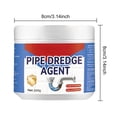 thumbnail image 3 of Bowayaoa Fast-Acting Drain Unblocker Powder, Powerful Pipe Cleaner for Clogs, Hair, Grease & Odor Removal, Enzyme & Caustic Sink Cleaner, 3 of 8