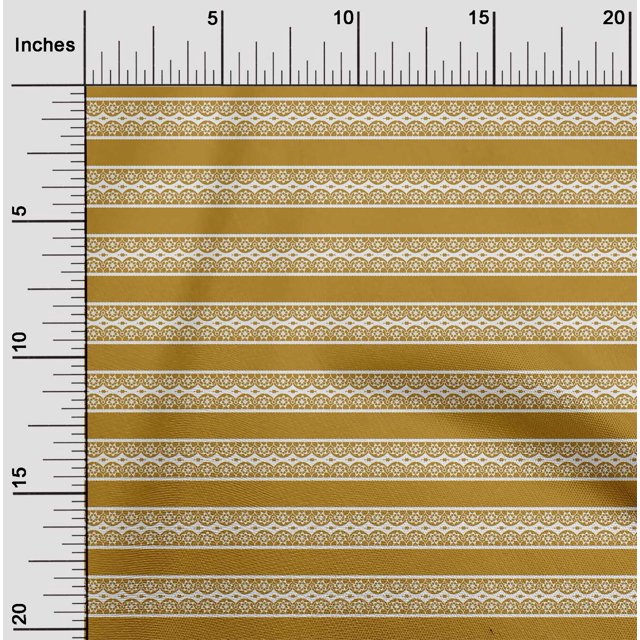 oneOone Silk Tabby Fabric Flower Artistic Printed Fabric 1 Yard 42 Inch Wide