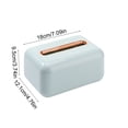 thumbnail image 3 of TopLLC Closet Organizers and Storage, Organization and Storage Paper Towel Boxes High End Living Room Plastic Tabletop Paper Boxes Restaurant Napkins Paper Box Storage Plastics tissue casket, 3 of 6