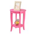 thumbnail image 2 of Convenience Concepts American Heritage Table d'Appoint Ronde, Fini Bois Rose, 2 of 4