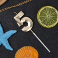 thumbnail image 4 of SHAGUOZHOU Dinner Candlesticks Advent And Holder Birthday Candles Extended Big Number Candle Multicolor 3D Design Cake Topper Decoration For Any Celebration, 4 of 8