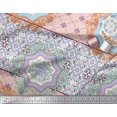 thumbnail image 3 of Soimoi Poly Georgette Fabric Check & Mandala Patchwork Print Fabric by the Yard 52 Inch Wide, 3 of 3