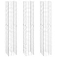 thumbnail image 1 of vidaXL Gabion Lits Surélevés 3 Pcs 30x30x200 cm Fer, 1 of 4