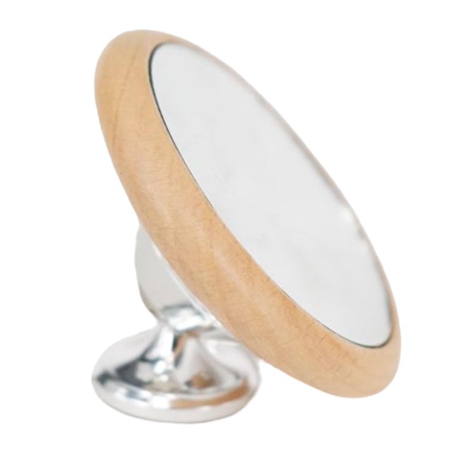 yuksok Espresso Lens Reflective Mirror Flow Rate Observation Stylish for Cafe Bar Beech Beech