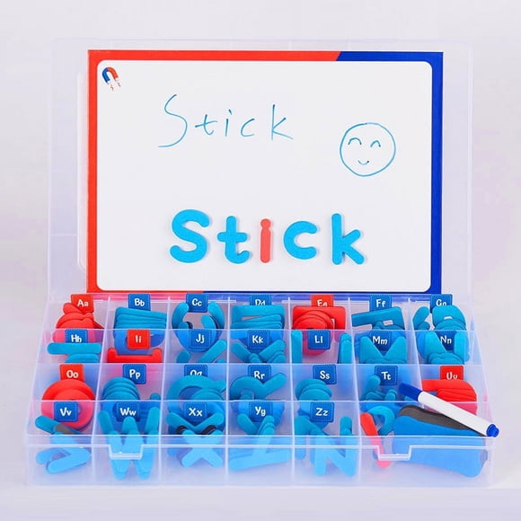 Dvkptbk Magnetic Sticker 26 English Letter Magnetic Stickers for Elementary School 's Natural Phonics English Teaching Magnetic Sticker