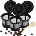 thumbnail image 1 of EIMELI Reusable Coffee Pods  Refillable Coffee Filters for   Single Serve Coffee Filter Cup- Compatible with  K Coffee Maker with Coffee Spoon Brush, 1 of 9