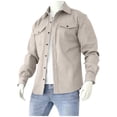 thumbnail image 2 of LOVZFMLL Jackets for Men Man Winter Long Sleeve Button Pockets Turn-down Collar Jacket Coat, 2 of 6