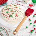 thumbnail image 3 of Spatule-cuillère Holiday Time en silicone et bois de hêtre, rouge, 3 of 9
