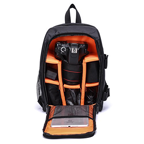Vivider (TM) Flexible Partition Camera Padded Backpack Bag Shockproof Insert Protection for SLR DSLR Mirrorless Cameras and Lenses, Flash Light, Radio Triggers