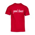 thumbnail image 1 of Gravity Threads T-Shirt à Manches Courtes Good Times pour Hommes - Rouge - 2X-très Grand, 1 of 1