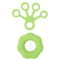 thumbnail image 1 of Finger Stretcher Hand Grip Strengthener Silicone Elastic Portable Lightweight Washable Finger Trainer for Exercise Light Green, 1 of 14