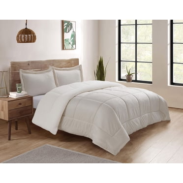 Swift Home Reversible Plush Mink & Sherpa Comforter Set, Luxuriously Soft
