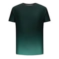 thumbnail image 4 of cllios T-Shirts Graphiques pour Hommes Grande Taille Décontractés Teinture sur Nœuds Dégradé Imprimé Manches Courtes Chemises Coupe Régulière Col Rond Décontracté Chandails d'Entraînement Gym T-Shirt Muscle Hauts, 4 of 5