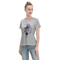 thumbnail image 4 of T-Shirt Basique à Manches Courtes pour Femmes Demon Slayer Ninja Papillon, 4 of 6