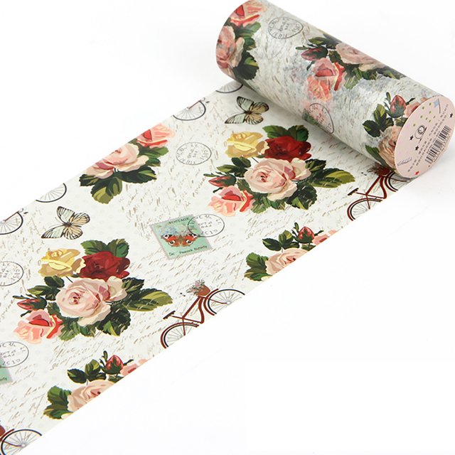 Coofit Craft Tapes Vintage Simple: Adhesive Masking Tapes Planner Tapes for DIY Crafts