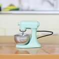 thumbnail image 3 of HILABEE 1/12 Scale Dollhouse Miniature Electric Food Mixer Model Home Kitchen Life Scene Blue, 3 of 4