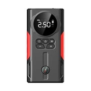 Mistaha Portable Car Jump Starter with Air Compressor and USB Output - Black, 600A Starting Output, 1000A Peak Current, 2000mAh x 4 Capacity