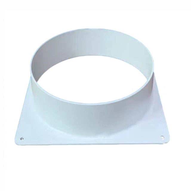 Bgsha Air Vent Duct Connector Flange Straight Ventilation Pipe Plastic Ducting Tools