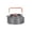 Orange, variant on Hard Anodized Aluminum Camping Kettle, 1.1L Lightweight Outdoor Tea Kettle with Heat-Insulating Folding Handle and Short-Mouth Spout for Backpacking and Picnics