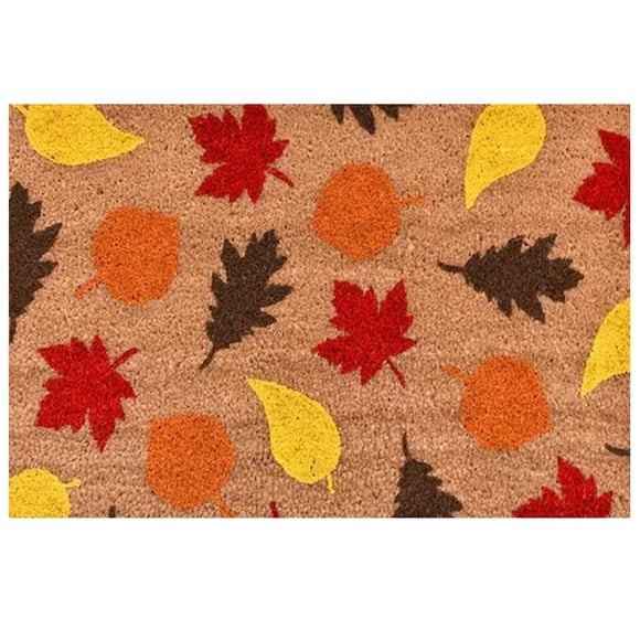 yulier Fall Leaves Doormat 16x24 Inch Fall Door Mat Maple Leaf Welcome Mat Doormat Thanksgiving Outdoor Mat for Front Porch Front Door Entryway Farmhouse Home Decor