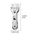 thumbnail image 3 of Stainless Steel Scraper, Multi-Purpose Cleaning Tool, Kitchen Spatula Grout Scraper with Replaceable Blade, Compact Handheld Scraper for Glue, Caulk, and Stubborn Stains, 3 of 9