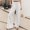 White, variant on Trousers Leg Sexy Solid Color Wide Women Loose High Waist Pants Women's Casual Pants on Casual Pants for Women Romper Pants for Women Casual Casual Pants Women High Waist Womens Pants Suite Casual
