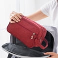 thumbnail image 5 of Mens Toiletry Bag Travel Wash Pouch Large Capacity Outdoor Makeup Bag, 5 of 5