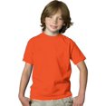 thumbnail image 1 of Hanes T-Shirt Lourd pour Garçon 5,2 oz COMFORTSOFT, m, Orange, 1 of 1