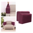 thumbnail image 1 of pitrice 2 Pcs Housse d'Accoudoir de Sofa Jacquard Élastique Housse de Protection pour Causeuse Accoudoir de Sofa Velours Extensible Protecteur de Meuble Rouge Vin, 1 of 9