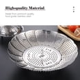 thumbnail image 3 of Stainless Steel Steamer Basket Adjustable Collapsible Steamer Folding Steamer Vegetable, 3 of 8