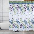 thumbnail image 3 of Shower Curtain,Leaves Pattern Shower Bath Bathroom Curtain Hanging Hooks Waterproof Shower Curtain Unbeatable Value, 3 of 14