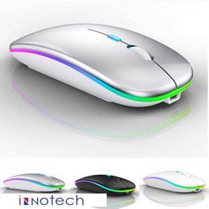 Souris sans fil rechargeable Bluetooth pour iPad Pro iPad Air MacBook pro MacBook Air Mac Ordinateur portable Chromebook Windows Notebook MacBook HP PC DELL