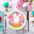 thumbnail image 4 of Easter Paper Plates 7 in and 9 in Multicolor Disposable Painted Pulp Plates Waterproof Oil Draining for Holiday Table Decoration, 4 of 6