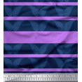 thumbnail image 1 of Soimoi Silk Fabric Stripe & Paisley Printed Fabric 1 Yard 42 Inch Wide, 1 of 3