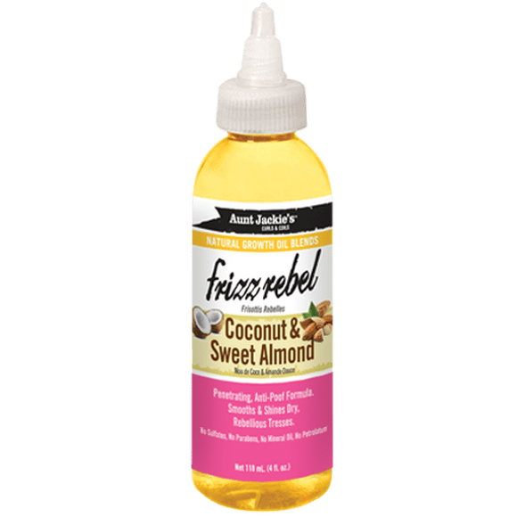 Aunt Jackie's "Frizz Rebel" Coconut & Sweet Almond Growth Oil