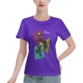 thumbnail image 1 of T-Shirt Basique à Manches Courtes pour Femmes Style de Rue Demon Slayer, 1 of 6