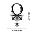 thumbnail image 1 of Spider Halloween Decoration Hang Tag Set with 26 Iron Letters 5.3 cm x 9 cm, Black Rope Included, 1 of 4
