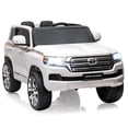 thumbnail image 2 of AKDSteel Kids Ride On Car, Licensed Toyota Land Cruiser, 12V 7Ah Battery, Dual Motors, 3-Speed Parent Remote Control, Music, Horn, 2 of 8