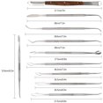 thumbnail image 2 of 10 X Double Ended Stainless Steel Wax Sculpting Tools For Sculpting And Clay Sculpting,Diy Pottery Sculpting Tool Kit,Chisel Spatula And Carrying Case For, 2 of 5
