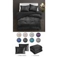 thumbnail image 2 of Grace Living Aashvi Crinkle Velvet 3pc Comforter Set - 2 Pillow Shams, 1 Comforter, 2 of 5