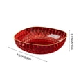 thumbnail image 3 of Plateau à Légumes - Panier à Salade et Bol en Plastique, Ustensile de Cuisine Égouttable, Récipient à Collations Polyvalent, Rouge, JKODE, 3 of 9